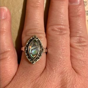 Polished stone ring